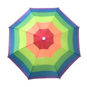 11英寸8 k直径50厘米便携式雨伞帽军绿色可折叠户外遮阳帘防水野营钓鱼
