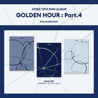 KPOP ATEEZ 13ème mini-album GOLDEN HOUR Part.4 CD officiel, cadeau de collection de la musique pop coréenne, pour tous les âges, Bluewave Bluewave-35