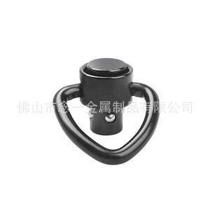 Hebilla Metálica en Forma de Corazón, Accesorios Duraderos para Bolsos, Hecho en Foshan - Product Image 3