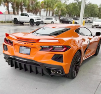 Diffuseur de pare-chocs arrière en fibre de carbone pour Chevrolet Corvette C8 Z07 Stingray Kits de carrosserie 2019 - 2025