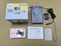Cámara Digital 1080P FHD Compacta de 44MP con Zoom Digital 16X, Cámara de Vlogging Simple y Portátil para Niños, Estudiantes y Principiantes