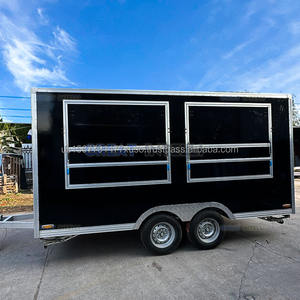 Remorque alimentaire entièrement équipée à prix avantageux, chariot de boulangerie mobile, kiosque rapide, camion de restauration, snack, chips, hot-dogs, café, personnalisable - Product Image 4