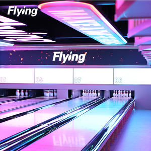 Centro di Intrattenimento Completo per <span class=keywords><strong>Bowling</strong></span> per Adulti e <span class=keywords><strong>Bambini</strong></span>, Pista Professionale con Sistema di Posizionamento Birilli Certificato USBC - Product Image 1