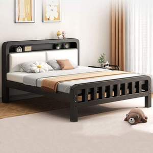 Meubles de chambre à coucher modernes à prix de gros, lits confortables avec cadre <span class=keywords><strong>en</strong></span> <span class=keywords><strong>fer</strong></span>, gain de place, durables, avec rangement - Product Image 2