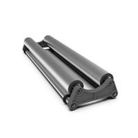 Support de matériaux de rouleau de vinyle Support de rouleau de matériau de film de média mobile de 45mm de large avec une bonne capacité de charge