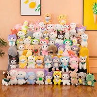 Mainan Boneka Plush 20cm untuk Mesin Cakar, Boneka Plush untuk Mesin Penjual Otomatis, Mainan Gantung Boneka Hewan
