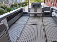 Bateau de pêche professionnel de 11 m en aluminium, bateau commercial avec moteur hors-bord