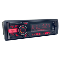 Lecteur MP3 de voiture encastrable 4*80W classe D, autoradio Bluetooth FM USB AUX TF Card, stéréo numérique LED