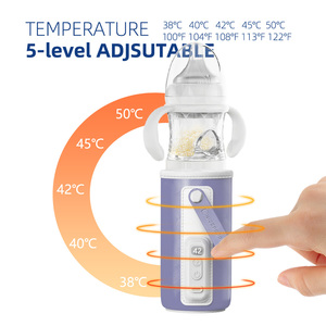 Scaldabiberon Rapido Invernale USB 240ml 3 in 1 Portatile da Viaggio per Esterni Standard Notturno Grande per Neonati - Product Image 4