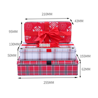 Fabricants de boîtes de rangement en fer blanc personnalisées Boîte métallique en métal pour biscuits de Noël Boîte en fer blanc pour biscuits, gâteaux