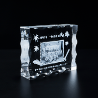 Factory Blank K9 Crystal Photo Frame in Multiple Sizes for 3D Laser Engraving for Home Decoration Gifts Souvenirs