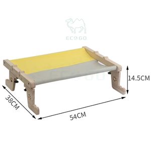 Cama para Gatos Colgante Ajustable de Lujo, Mesa Auxiliar de Madera, Escritorio Grande, Casa para Mascotas - Product Image 2