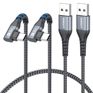 Cable Multiusos SUNGUY Tipo-A a Tipo-C de 18W con Carga Rápida, Retráctil, de Nailon Ecológico, con 3 Años de Garantía y Logotipo Personalizado - Product Image 6