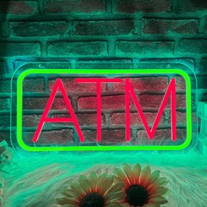 ATM neon LED no-installation indoor ambient <b>light</b> bank <b>window</b> ATM indicator <b>light</b> luminous sign decorative <b>light</b> Customized 12V - Product Image 6