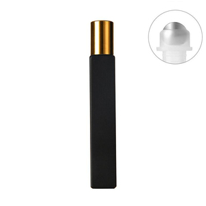 ขวดน้ำหอมแก้วใสขนาดเล็ก 10 มล. รุ่น LingKa Luxury พร้อมดีไซน์สี่เหลี่ยมไล่เฉดสี พิมพ์ลายสกรีน LK01 - Product Image 4