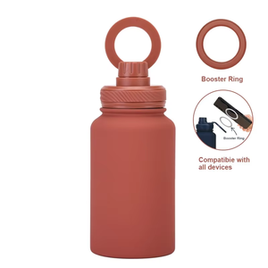 Magnetic Phone Holder Water Bottle Vacuum <b>Insulated</b> Stainless Steel Sports <b>Flask</b> with MagSafe Compatible Lid for Gym Outdoor - Product Image 4