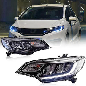 Faro delantero automático de alta calidad para Hon Da Jazz Fit 2014-2019 Conversión <span class=keywords><strong>RS</strong></span> Modelo GK5 Conjunto de faro delantero LED 14-19 - Product Image 1