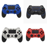 Manette de jeu pour PS4, manette sans fil BT, six axes, double vibration pour PS4/PC, manette de jeu sans fil