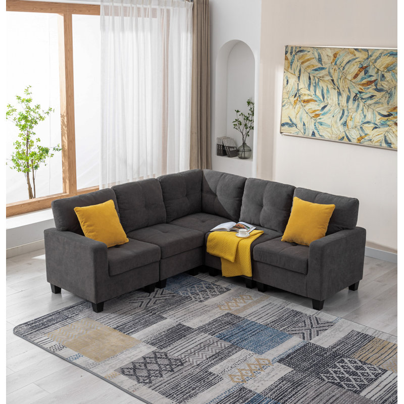 Polyester gris foncé