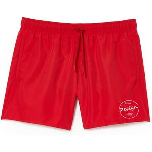 กางเกงขาสั้นผู้ชายแห้งเร็วพร้อมกระเป๋ากางเกงชุดว่ายน้ำชายหาดกางเกงขาสั้นเอวยางยืดสวมใส่สบายสำหรับผู้ชาย - Product Image 6