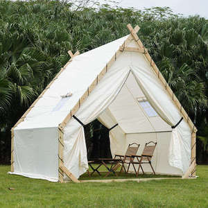 Carpa Triangular de Madera ZHUNIU, Carpa Reforzada para Exteriores, Terraza, Barbacoa, Resistente a la Lluvia y al Viento, para Fiestas y Campamentos - Product Image 4