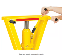Vérin hydraulique professionnel LYD 47 pouces 100 000 lbs, stabilisateur de remorque, vérin de levage de conteneurs, équipement de manutention de matériaux