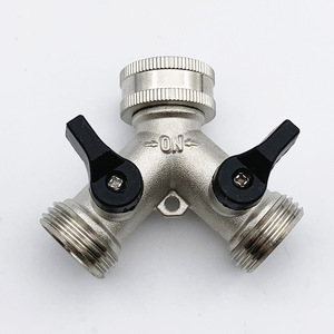 Valve de séparation pour tuyau d'arrosage, filetage 3/4 pouces, en alliage de zinc, durable pour l'irrigation - Product Image 3