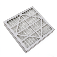 Filtre purificateur d'air plissé en panneau de fibres synthétiques Cardnoard pour ventilation, certifié CE, pour salles blanches et laboratoires, jinbaili, garantie 1 an