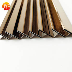 ZZ1104 profilo a U <span class=keywords><strong>in</strong></span> <span class=keywords><strong>acciaio</strong></span> inossidabile di forma speciale spazzolato nero per progetto Hotel - Product Image 2