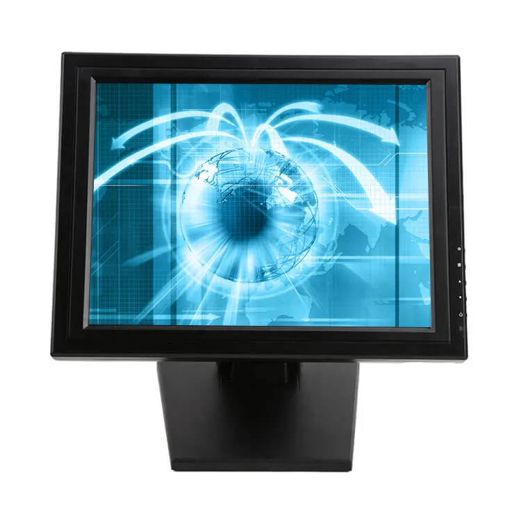 Factory Price 15 17 19 Inch USB LCD Touchscreen Monitor Pos Touch Screen LCD Monitors Display In Restaurant