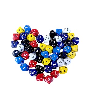 All'ingrosso D10 poliedrico dadi massa Multi-cifra numerata per giochi da tavolo/RPG/<span class=keywords><strong>D</strong></span> & <span class=keywords><strong>D</strong></span>, personalizzabile - Product Image 1