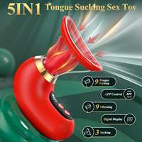 Großhandel lecken & saugen Klitoris stimulator Rose Tongue Vibrator für Frauen Nippel Clit Sucker Sexspielzeug Adult Produkt