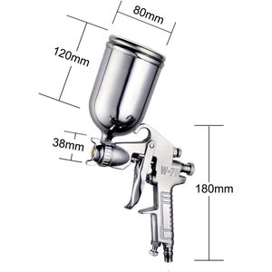 <span class=keywords><strong>Pistolet</strong></span> à laque professionnel W-71, <span class=keywords><strong>pistolet</strong></span> à <span class=keywords><strong>vernis</strong></span> pneumatique W-71G, <span class=keywords><strong>pistolet</strong></span> de pulvérisation hautement atomisé, peinture de précision pour automobile, meubles en <span class=keywords><strong>bois</strong></span> - Product Image 6
