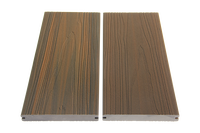 Planches à CO-01decking cassette pont en bois carreaux de pont en bois plancher de pont en bois extérieur