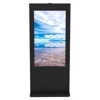 Pantalla LCD de 55 Pulgadas con Pantalla Táctil Capacitiva, Resistente al Agua IP65, para Exteriores, Kiosco de Información, Tótem Publicitario, Señalización Digital