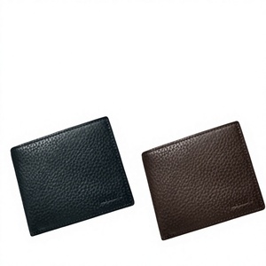 Classic Luxury Genuine <b>Leather</b> RFID Blocking Slim Bi-Fold <b>Wallet</b> with Large Capacity Waterproof Design for <b>Men</b> and Women - Product Image 1