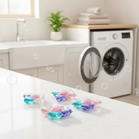 Offre Spéciale : Capsules de Lessive Écologiques 5-en-1 Parfum Floral 8g pour Lavage de Vêtements