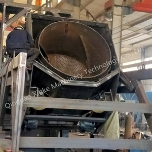 Granigliatrice Automatica a Tamburo Rotante con Turbina, per Granigliatura a Graniglia d'Acciaio, con Riduttore ad Alta Capacità per Superfici Metalliche - Product Image 2