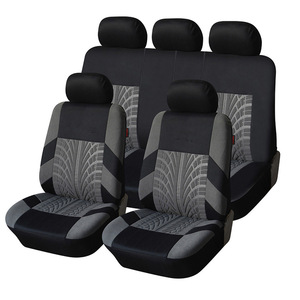 Fundas Universales para Asientos de Coche, Juego Completo, Protector de Asientos Hecho con Tela de Alta Calidad con Diseño de Huellas de Neumáticos - Product Image 3