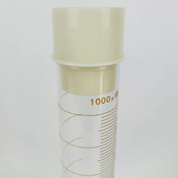 Équipement de laboratoire GLS, cylindre gradué en verre borosilicate 3.3, 1000 ml