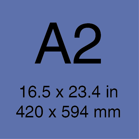 A2 24 pulgadas Tamaño