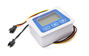 LCD-S2デジタル流量計B5-<span class=keywords><strong>S</strong></span>ステンレス鋼水流センサー総累積流量カウンタメーター1-30L温度検出 - Product Image 2
