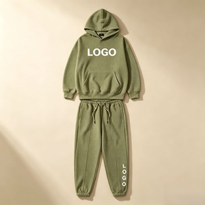 Ensemble sweat-shirt à capuche à manches longues et pantalon à cordon de serrage personnalisable avec logo pour <span class=keywords><strong>garçons</strong></span>, vêtements décontractés d'automne et d'hiver, plusieurs couleurs disponibles - Product Image 2