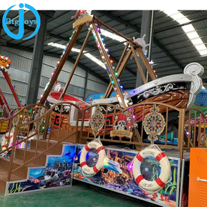 Barco Pirata Pequeño de 10 Asientos para Niños y Adultos, Divertido Atracción de Entretenimiento al Aire Libre - Product Image 4