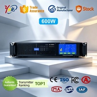 [EE. UU.] Transmisor FM Estéreo Portátil HQ-600W, Kit de Transmisor LPFM 87.5-108MHz, Dispositivo Profesional para Mini Estación de Radio