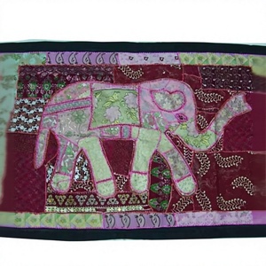 Handcrafted Kambalia Embroidery <b>Table</b> Cloth Decorative and Protective <b>Table</b> <b>Runner</b> Cover Traditional Indian Textile - Product Image 1