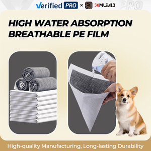 Almohadilla para orinar de perro de secado rápido de carbón de bambú impresa personalizada OEM suministros de entrenamiento de orina de mascotas desechables - Product Image 2