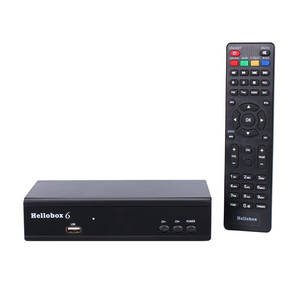 DVB S2 S2X Auto Biss H.265 HEVC Hibox <span class=keywords><strong>Hellobox</strong></span> 6 Récepteur de télévision par satellite IPTV gratuit Compatible V5 Plus Vente en gros - Product Image 1