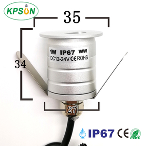 1 wát <span class=keywords><strong>LED</strong></span> cầu thang chiếu sáng ngoài trời bước đèn DC12V IP67 mini <span class=keywords><strong>LED</strong></span> recessed tầng boong ánh sáng bên ngoài <span class=keywords><strong>LED</strong></span> Đèn tường - Product Image 5