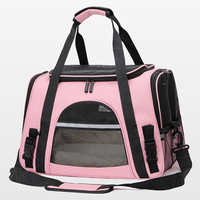 Portable Pet Carrier Cat Dog Carrier Sac pour animaux de compagnie avec tapis souple pour petits animaux étanche